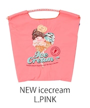 【Ball&Chain/ボールアンドチェーン】NEW icecream(M) 刺繍エコバッグ