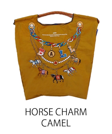【Ball&Chain/ボールアンドチェーン】HORSE CHARM(M) 刺繍エコバッグ