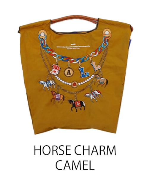 【Ball&Chain/ボールアンドチェーン】HORSE CHARM(M) 刺繍エコバッグ