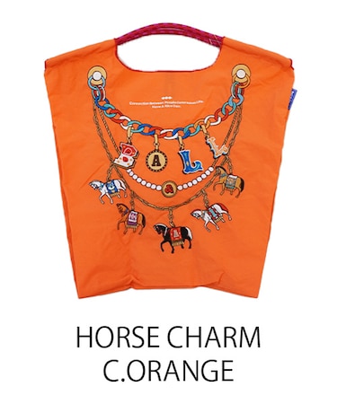 【Ball&Chain/ボールアンドチェーン】HORSE CHARM(M) 刺繍エコバッグ