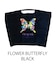 【Ball＆Chain/ボールアンドチェーン】FBL FLOWER BUTTERFLY(L)刺繍エコバッグ