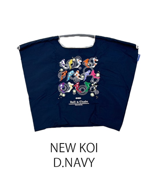 【Ball&Chain/ボールアンドチェーン】NEW KOI(L) 刺繍エコバッグ