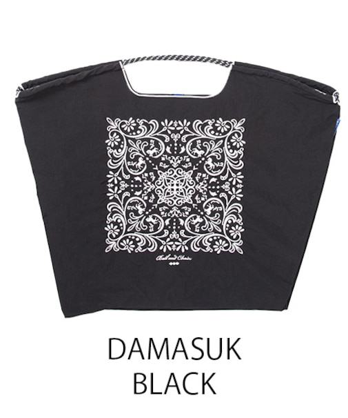 【Ball&Chain/ボールアンドチェーン】DAMASUK(L) 刺繍エコバッグ
