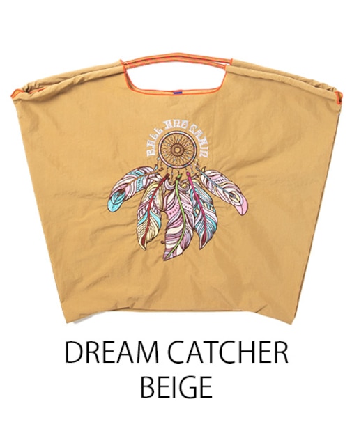 【Ball&Chain/ボールアンドチェーン】DREAM CATCHER(L) 刺繍エコバッグ