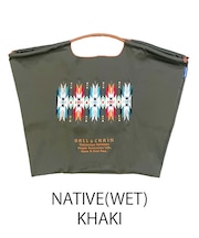 【Ball&Chain/ボールアンドチェーン】NATIVE(WET)(L) 刺繍エコバッグ