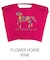 【Ball＆Chain/ボールアンドチェーン】FHL FLOWER HORSE(L) 刺繍エコバッグ