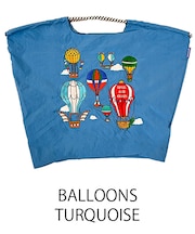 【Ball&Chain/ボールアンドチェーン】BALLOONS(L) 刺繍エコバッグ