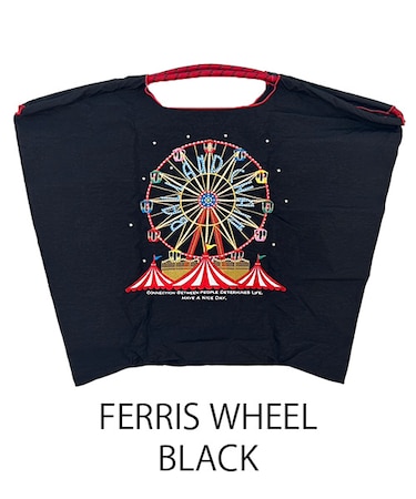 【Ball＆Chain/ボールアンドチェーン】FERRIS WHEEL(L) 刺繍エコバッグ