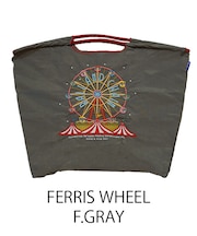 【Ball&Chain/ボールアンドチェーン】FERRIS WHEEL(L) 刺繍エコバッグ