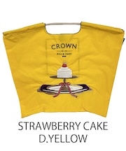 【Ball&Chain/ボールアンドチェーン】STRAWBERRY CAKE(L) 刺繍エコバッグ