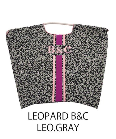 【Ball&Chain/ボールアンドチェーン】LEOPARD B&C(L) 刺繍エコバッグ