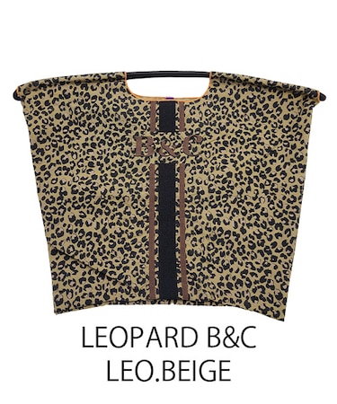 【Ball&Chain/ボールアンドチェーン】LEOPARD B&C(L) 刺繍エコバッグ
