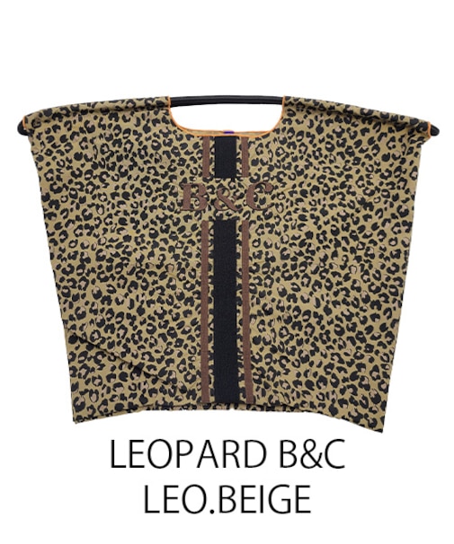 【Ball&Chain/ボールアンドチェーン】LEOPARD B&C(L) 刺繍エコバッグ