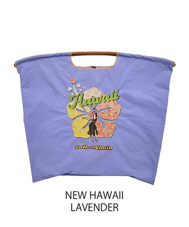 【Ball&Chain/ボールアンドチェーン】NEW HAWAII(L) 刺繍エコバッグ