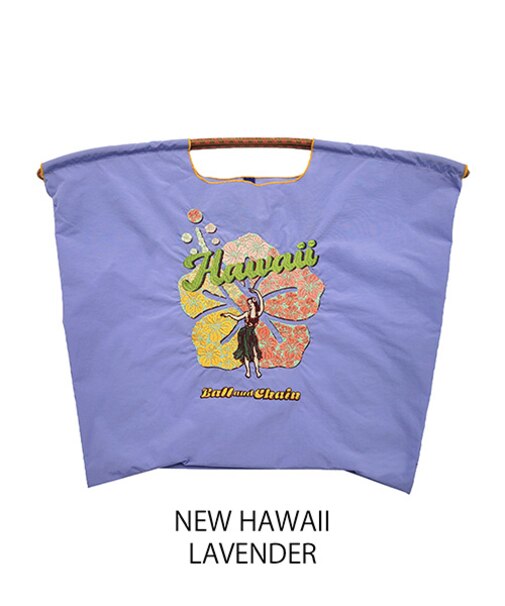 【Ball&Chain/ボールアンドチェーン】NEW HAWAII(L) 刺繍エコバッグ
