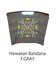 【Ball＆Chain/ボールアンドチェーン】Hawaiian Bandana(L) 刺繍エコバッグ