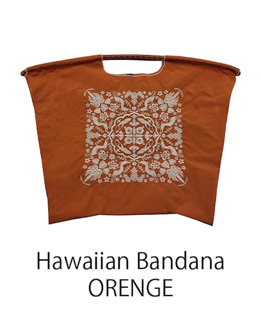 【Ball＆Chain/ボールアンドチェーン】Hawaiian Bandana(L) 刺繍エコバッグ