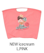 【Ball&Chain/ボールアンドチェーン】NEW icecream(L) 刺繍エコバッグ