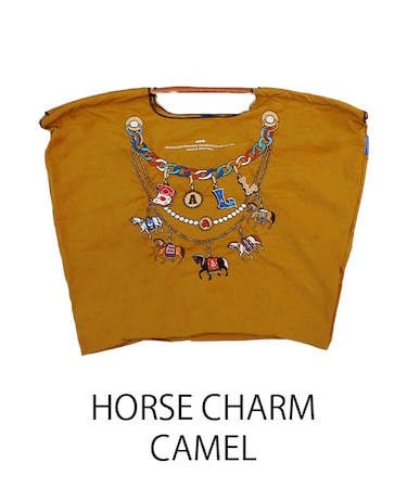 【Ball&Chain/ボールアンドチェーン】HORSE CHARM(L) 刺繍エコバッグ
