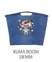 【Ball&Chain/ボールアンドチェーン】KUMA BOOM(L) 刺繍エコバッグ