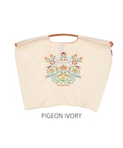 【Ball&Chain/ボールアンドチェーン】PIGEON(L) 刺繍エコバッグ