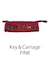 【Ball＆Chain/ボールアンドチェーン】T pouch Key＆Carriage 刺繍ポーチ