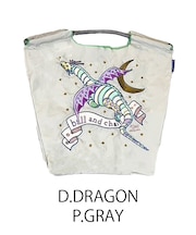 【Ball&Chain/ボールアンドチェーン】D.DRAGON(M) 刺繍エコバッグ