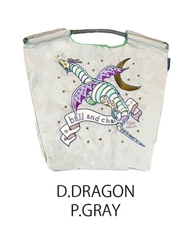 【Ball&Chain/ボールアンドチェーン】D.DRAGON(M) 刺繍エコバッグ
