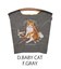 【Ball＆Chain/ボールアンドチェーン】D.BABY CAT(M) 刺繍エコバッグ