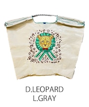 【Ball&Chain/ボールアンドチェーン】D.LEOPARD(L) 刺繍エコバッグ