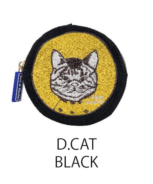 【Ball＆Chain/ボールアンドチェーン】R pouch DCAT 刺繍ポーチ