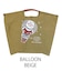 【Ball＆Chain/ボールアンドチェーン】BALLOON(L) 刺繍エコバッグ