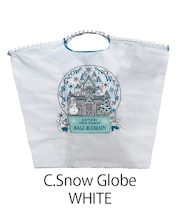 【Ball&Chain/ボールアンドチェーン】C.Snow Globe(L) 刺繍エコバッグ