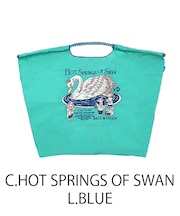 【Ball&Chain/ボールアンドチェーン】C.HOT SPRINGS OF SWAN(L) 刺繍エコバッグ