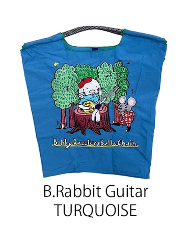 【Ball＆Chain/ボールアンドチェーン】B.Rabbit Guitar(M) 刺繍エコバッグ