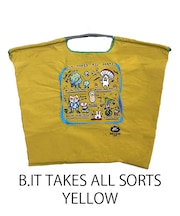 【Ball&Chain/ボールアンドチェーン】B.IT TAKES ALL SORTS(L) 刺繍エコバッグ