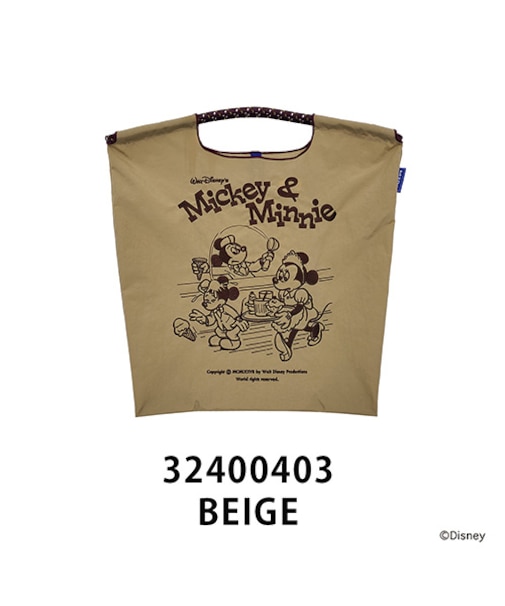 【Ball&Chain/ボールアンドチェーン】DISNEY(M) 刺繍エコバッグ