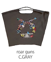 【Ball&Chain/ボールアンドチェーン】roar guns(L) 刺繍エコバッグ