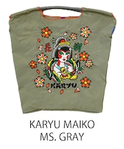 【Ball&Chain/ボールアンドチェーン】KARYU MAIKO(M) 刺繍エコバッグ