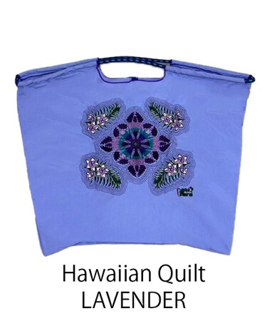 【Ball&Chain/ボールアンドチェーン】Hawaiian Quilt(L) 刺繍エコバッグ