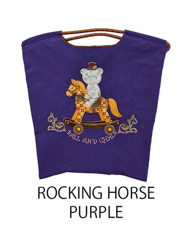 【Ball&Chain/ボールアンドチェーン】ROCKING HORSE(M) 刺繍エコバッグ