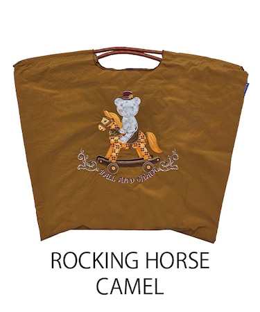 【Ball＆Chain/ボールアンドチェーン】ROCKING HORSE(L) 刺繍エコバッグ