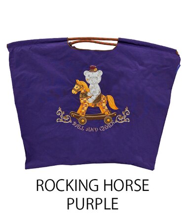 【Ball&Chain/ボールアンドチェーン】ROCKING HORSE(L) 刺繍エコバッグ