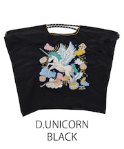 【Ball&Chain/ボールアンドチェーン】D.UNICORN(L) 刺繍エコバッグ