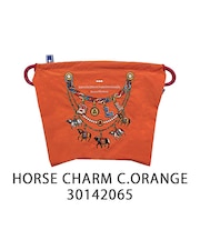 【Ball&Chain/ボールアンドチェーン】HORSE CHARMポーチ(L) 刺繍ポーチ