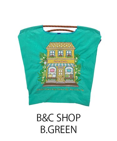 【Ball＆Chain/ボールアンドチェーン】B&C SHOP(M) 刺繍エコバッグ