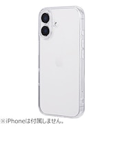 【iPhone16】 ルプラスネクスト(LEPLUS NEXT) カメラレンズ保護ハイブリッドケース 「UTILO All Cover」 クリア