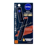 花王 ニベア リッチケア&カラーリップ 色持続タイプ テラコッタベージュ