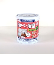 アトム 無臭かべ・浴室用塗料 1.6L 白(公団カラー)