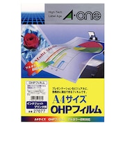 エ－ワン　OHPフィルム　A4判　27077　インクジェットプリンタ用